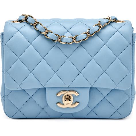 chanel iridescent blue mini|Chanel handbags flap.